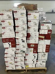 lot 2 image: HUGE Pallet of Mixed Brand Untouched Faucets, Showers, Towel Bars and other Dcor ($14,000 Retail). Amazing for eBay Resellers