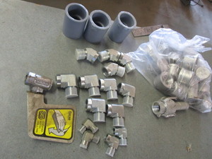 lot 42 image: Stainless Cups & Elbows