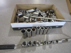 lot 63 image: Sockets 38 & 12, Metric & SAE