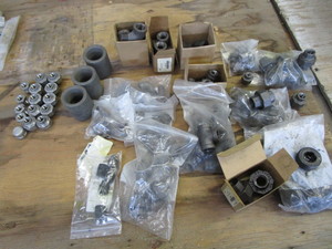 lot 69 image: Black Pipe & Stainless Fittings