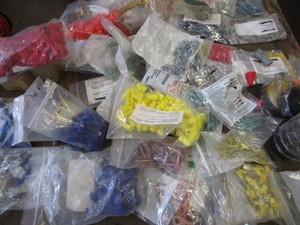lot 75 image: Wire Nuts, Crimp Fuses, Electrical Tape