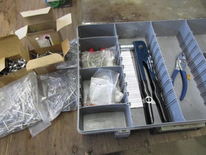 lot 99 image: Pop Rivets & Riveter