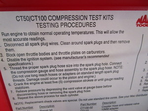lot 114 image: MAC Compression Test Kit