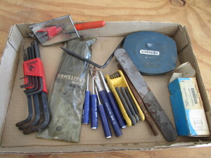 lot 161 image: Hex Wrenches, Punches, Stanley 100fte