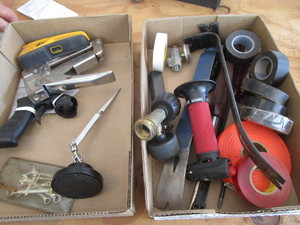 lot 185 image: Stapler, Wonder Bar, Tape, Ribbon