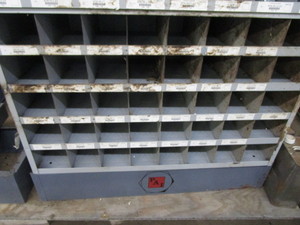 lot 209 image: Hardware Cabinet, 40 Cubbies