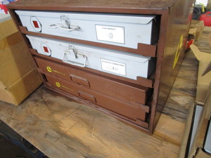 lot 212 image: Parts Cabinet, 4 Drawer