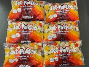 lot 494 image: Collection of 6 Jet-Puffed Pumpkin Spice Marshmallow Bags