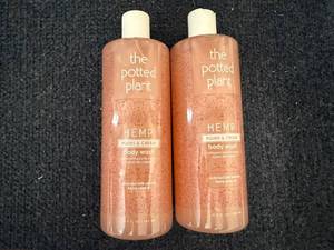 lot 21 image: 2 Bottles of The Potted Plant Body Wash