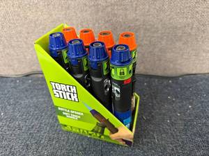 lot 23 image: 8 Pack of Torch Sticks With Bottle Opener