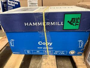 lot 46 image: 5,000 Sheets of Hammermill Copy Paper