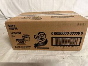 lot 116 image: 180 Pack of Coffee Mate Cream Packets - Vanilla Caramel
