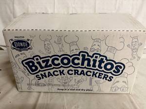 lot 121 image: Box of Donde Bizcochitos Snack Crackers