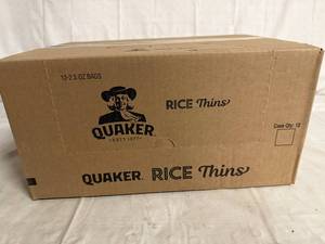 lot 125 image: 12 Bags of Quacker Salted Caramel Rice Thins