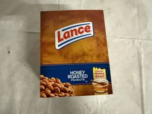 lot 128 image: 12 Packs of Lance Honey Roasted Peanuts