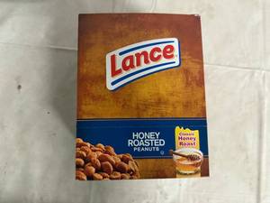lot 129 image: 12 Packs of Lance Honey Roasted Peanuts
