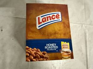 lot 132 image: 12 Packs of Lance Honey Roasted Peanuts