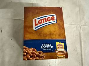 lot 133 image: 12 Packs of Lance Honey Roasted Peanuts