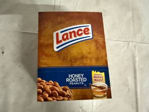 lot 134 image: 12 Packs of Lance Honey Roasted Peanuts