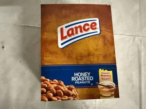 lot 136 image: 12 Packs of Lance Honey Roasted Peanuts
