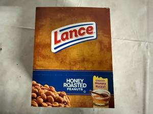 lot 138 image: 12 Packs of Lance Honey Roasted Peanuts