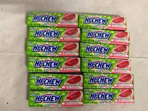 lot 198 image: 12 Packs of Hi-Chew Watermelon Gum