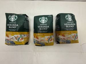 lot 26 image: 3x 12oz Starbucks Veranda Blend