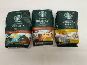 lot 33 image: 3x 12oz Starbucks Variety
