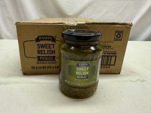 lot 50 image: 12x 12oz Sweet Relish Pickles