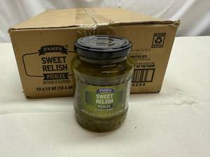 lot 51 image: 12x 12oz Sweet Relish Pickles