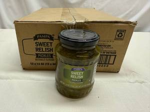 lot 52 image: 12x 12oz Sweet Relish Pickles