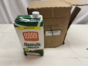 lot 54 image: Good Karma Vegan Unsweetened Protein-Flaxmilk &  Protein 12026