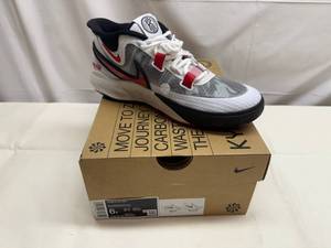 lot 65 image: MM. 6Y Kyrie 8 Go (GS) WhiteUniversity Red Black