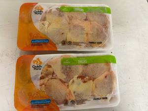 lot 73 image: DD. 2x Family Pack Chicken Thighs-Golden Plump