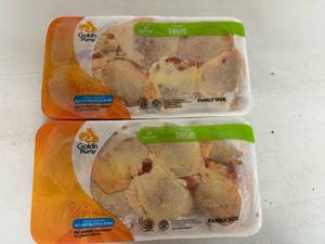 lot 75 image: DD. 2x Family Pack Chicken Thighs-Golden Plump