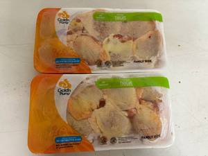 lot 77 image: DD. 2x Family Pack Chicken Thighs-Golden Plump