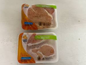 lot 79 image: DD. 2x Boneless Skinless Breast Fillets-Golden Plump
