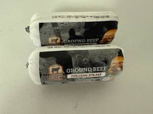 lot 88 image: CC. 2x 1lb Certified Angus Beef-73% Lean 27%Fat