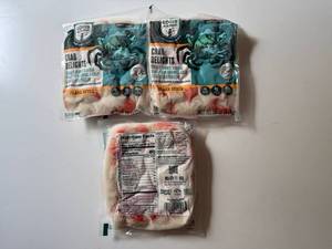 lot 89 image: AA. 3x 160z Crab Delights-Louis Kemp-22025