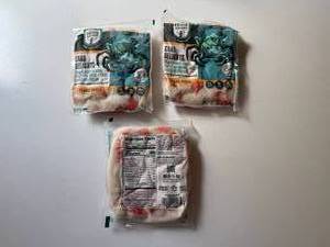 lot 90 image: AA. 3x 160z Crab Delights-Louis Kemp-22025