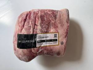 lot 95 image: CC. 10.5lbs USA Prime Pork Shoulder Butt