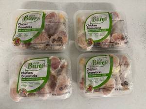 lot 109 image: G.4x Just Baare Chicken Drumsticks