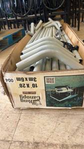 lot 4 image: King Canopy 10 x 20 Outdoor Shelter Frame and Cover Kit
