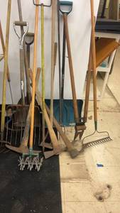lot 36 image: Assorted Garden Tools Collection