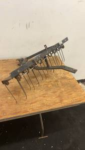 lot 42 image: Used Spring Tooth Harrow Attachment for Tractors