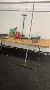lot 43 image: Garden Tool Collection with Blower, Edger, and Accessories