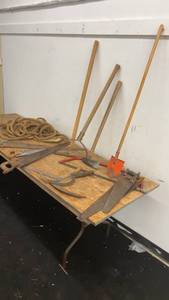lot 53 image: Collection of Vintage Hand Tools with Rope
