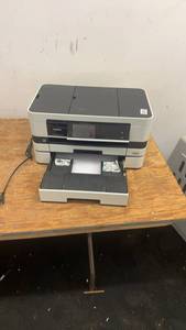 lot 55 image: Brother Business Smart Printer and Logitech Wireless Keyboard & Mouse Set