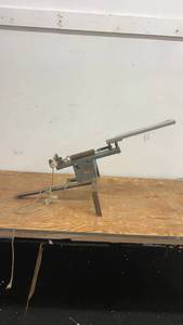 lot 84 image: Vintage Metal Guillotine Paper Cutter