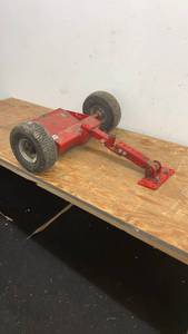 lot 108 image: Used Heavy Duty Red Trailer Dolly with Pneumatic Tires